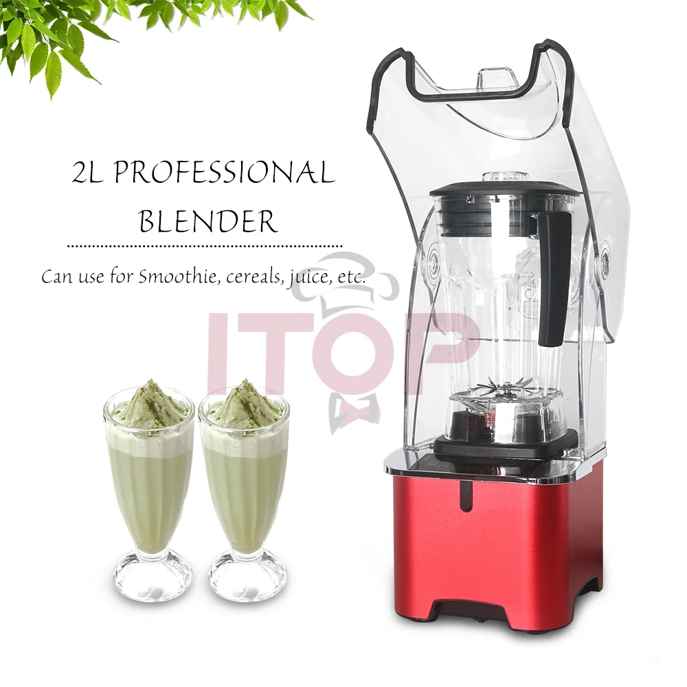 Professional Blender Commercial Blender Heavy Duty Blender for Shakes and Smoothies with Sealed Sound Enclosure