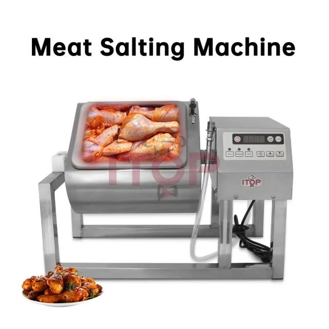 Commercial Fast Food Kitchen Equipment Intelligent Timing Chicken Marinade Roll Kneading Machine