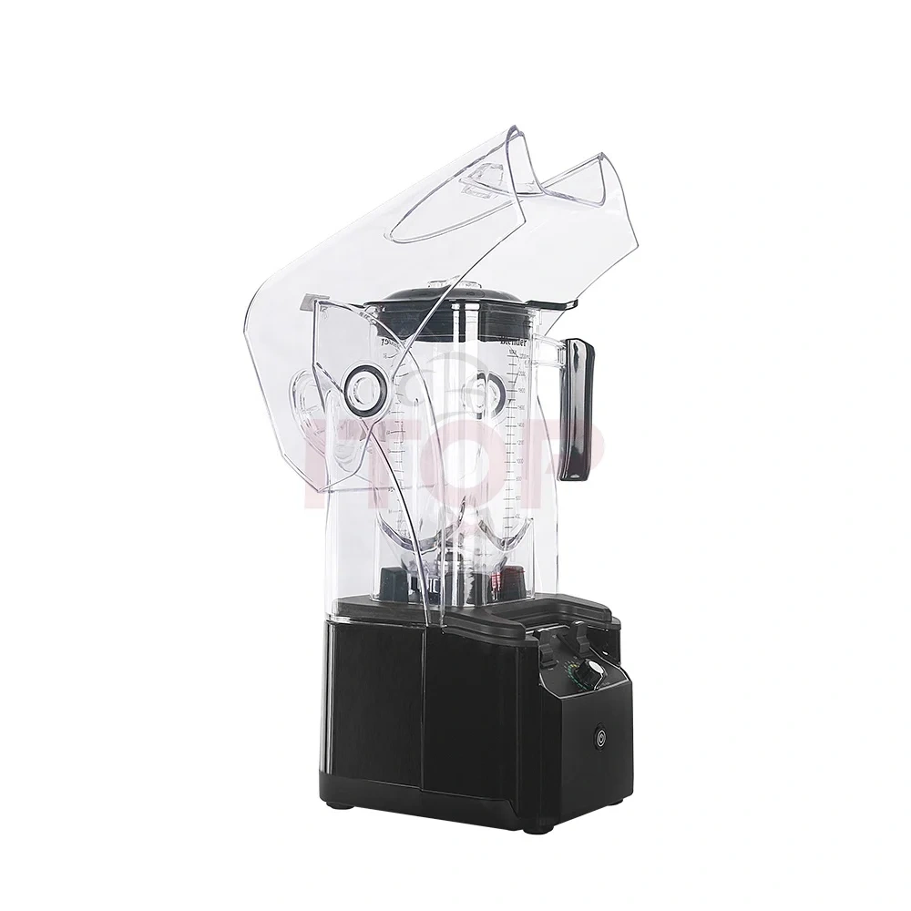 2L Hopper Commercial Blender Heavy Duty Blender for Smoothies with Sound Cover
