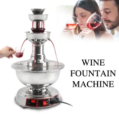 Juice Fountain Red Wine Dispenser Machine With Heating Function Beverage Warmer Juice Waterfall Fountain Machine