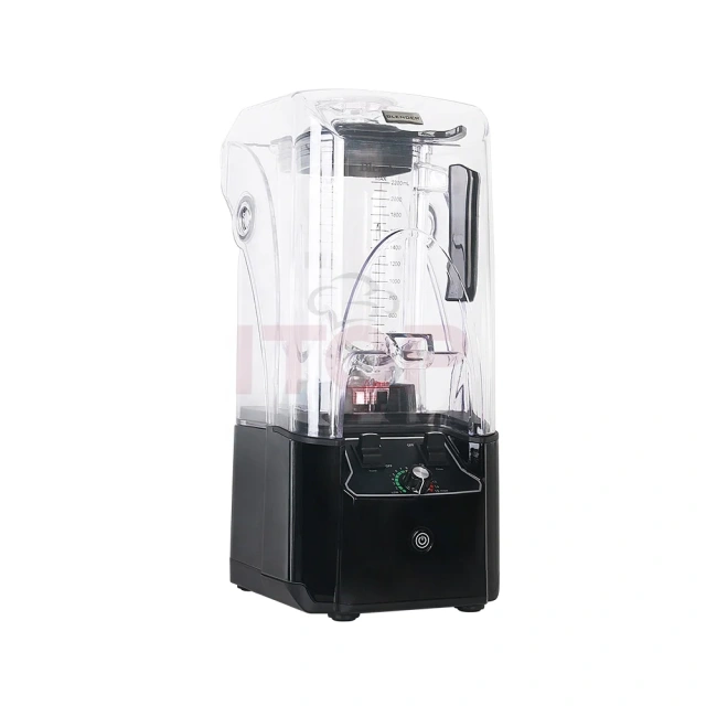 2L Hopper Commercial Blender Heavy Duty Blender for Smoothies with Sound Cover
