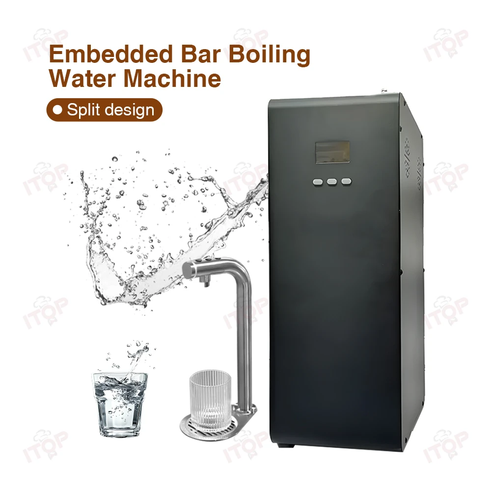Built In Hot Water Dispenser With Countertop Tap Cafe Milk Tea Shop ...