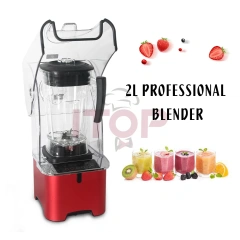Professional Blender Commercial Blender Heavy Duty Blender for Shakes and Smoothies with Sealed Sound Enclosure