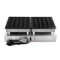 50 Holes Commercial Nonstick Poffertjes Griller Machine Mini Dutch Pancakes Poffertjes Machine Dorayaki Making Machine