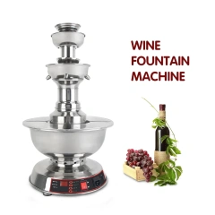 Juice Fountain Red Wine Dispenser Machine With Heating Function Beverage Warmer Juice Waterfall Fountain Machine
