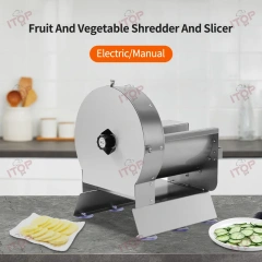 Commercial Mtifctional Stainless Steel Vegetable Fruit Slicer Potato Cutter Restaurants Manufacturing Plants Retail Food Motor