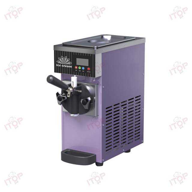 Small Size Soft Ice Cream Maker Mini Portable Automatic Soft Serve Ice Cream Machine For Household Commercial Use