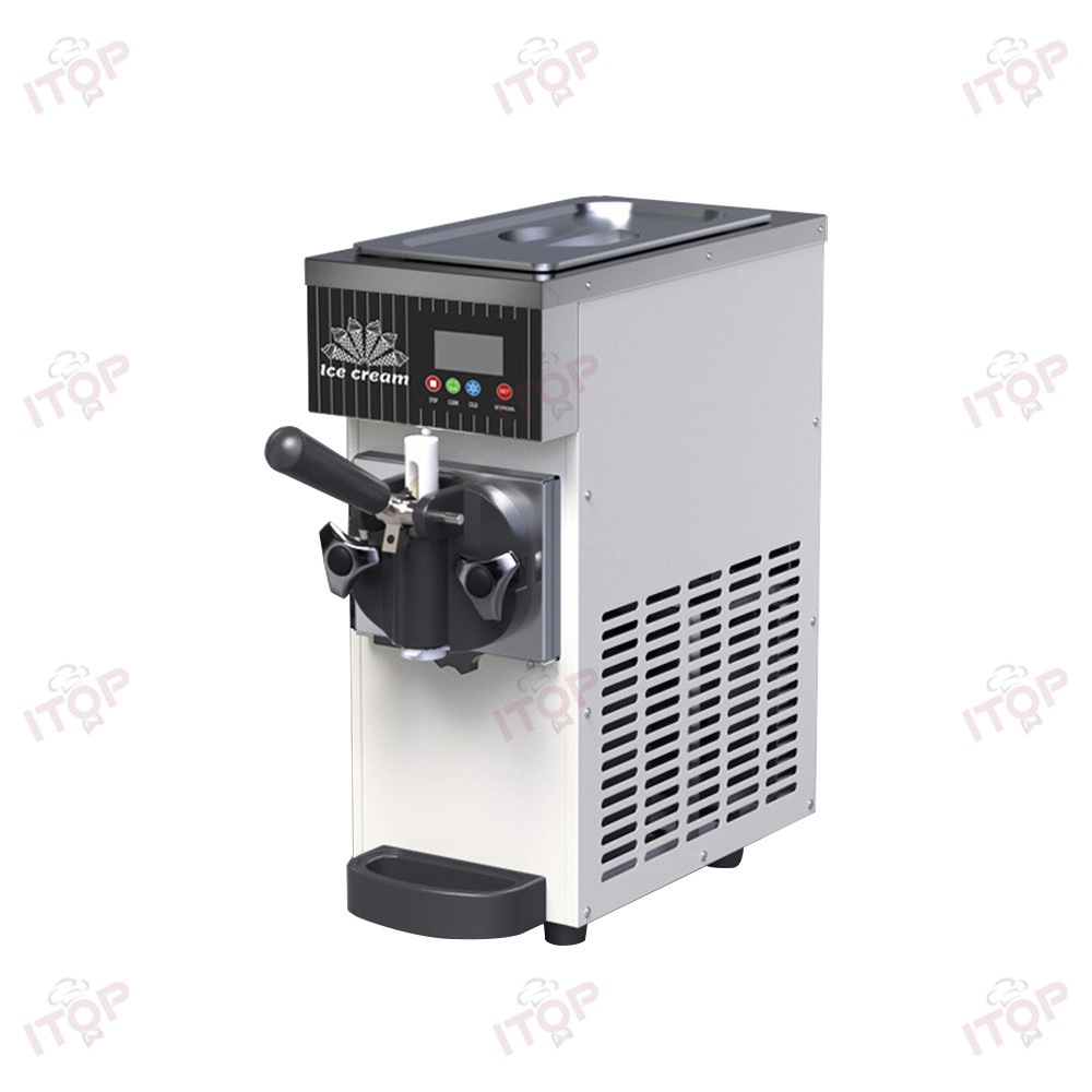Small Size Soft Ice Cream Maker Mini Portable Automatic Soft Serve Ice Cream Machine For Household Commercial Use