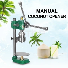 Stainless Steel Coco Water Punch  Machine for Young Green Coconuts Open Tool Hand Press Opener Young Coconut