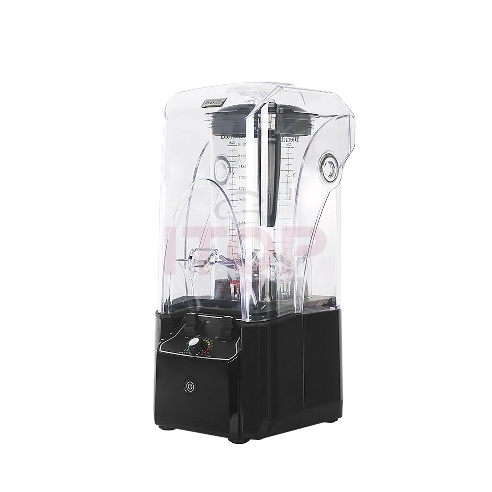 2L Hopper Commercial Blender Heavy Duty Blender for Smoothies with Sound Cover
