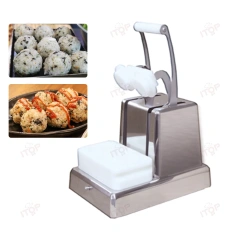 Japanese Rice Ball Forming Machine Onigiri Sushi Maker Forming Machine Rice Onigiri Making Machine