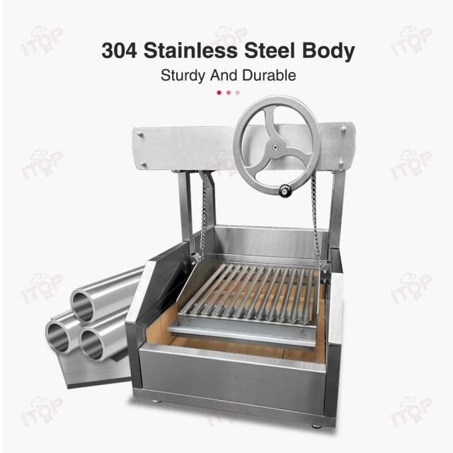 Wood Charcoal Adjustable Height Stainless Steel Asado Parrilla/ Santa Maria / Argentine Grill
