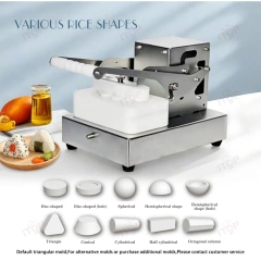 Japanese Rice Ball Forming Machine Onigiri Sushi Maker Forming Machine Rice Onigiri Making Machine