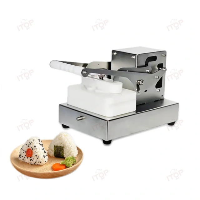 Japanese Rice Ball Forming Machine Onigiri Sushi Maker Forming Machine Rice Onigiri Making Machine
