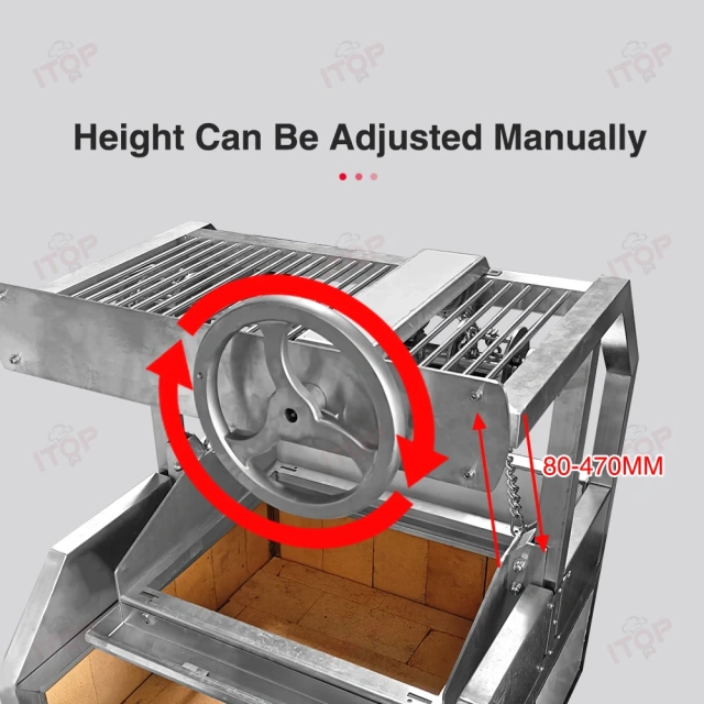 Wood Charcoal Adjustable Height Stainless Steel Asado Parrilla/ Santa Maria / Argentine Grill