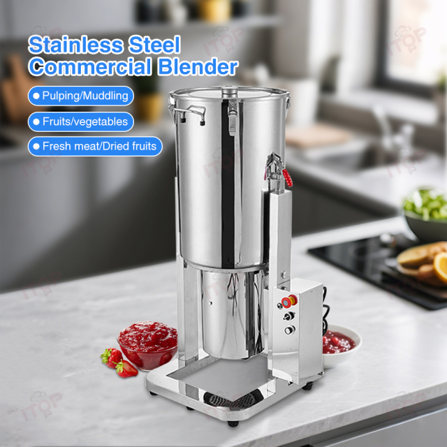 80L 110v 220v Commercial Industrial Vegetable Puree Blender Powerful Food Mixer Vegetable Shredder Grinder Crusher