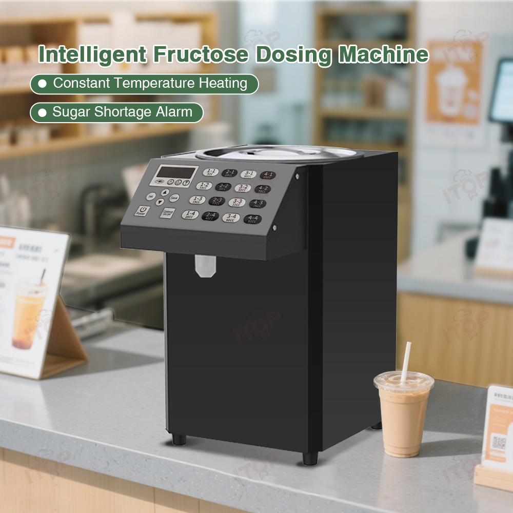 8.5l High Precise Convenient Fructose Quantitative Machine Accurate Liquid Tea Milk Syrup Dispenser With Shortage Alarm 16 Grids