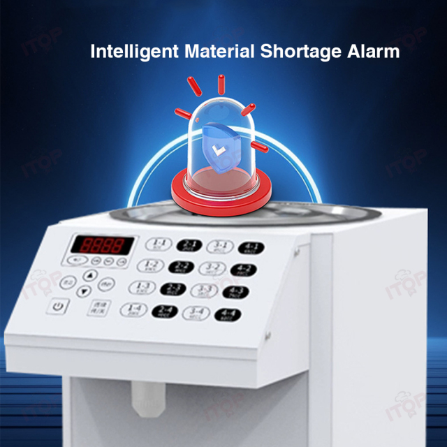 8.5l High Precise Convenient Fructose Quantitative Machine Accurate Liquid Tea Milk Syrup Dispenser With Shortage Alarm 16 Grids