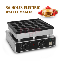 Manufacturer 36 Holes Mini Dutch Poffertjes Grill Pancake Maker Commercial Dorayaki Poffertjes Waffle Machine