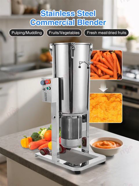 18L 45L 60L Manufacturer Directly Supplies Blender Restaurant Hotel Stainless Steel Meat Pulp Vegetable Puree Maker