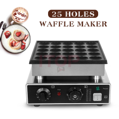 Stainless Steel 25/36/50/100 Holes Non Stick Coating Plate Dorayaki Mini Pancake Maker Snack Machine