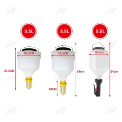 3.5L 5.5L Big Capacity Commercial Use Hanging Sauce Dispenser Bottle