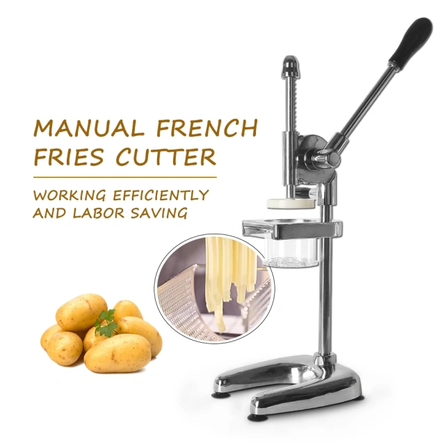 Hand Press Potato Bar Extrusion Long Mashed Potato Chip Fries Extruder Hand Press Long Large French Fries Chips