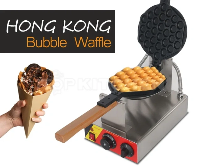 HOTSALE  Professional Commercial HongKong Electric Egg Bubble Waffle Maker Machine With Factory Price