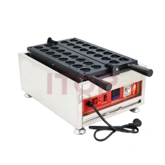 110v 220v Non-stick Commercial Belgium Lolly Mini Heart Shape Waffle Maker Machine