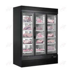 Dry Aging Refrigerator Three Glass Door Meat Dry Ager Cabinet Beef Dry Aging Refrigerator Meat Dry Ager Beef Refrigerator
