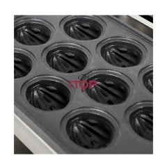 10 Pieces Walnut Cookie Wafer Maker Walnut Shaped Waffle Cake Manju Waffle Machine