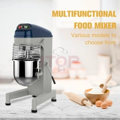 Commercial 20L 30L Food Mixer Bakery Bread Shop Flour Dough Mixer Spiral Cake Mixing Machine Egg Cream Beater