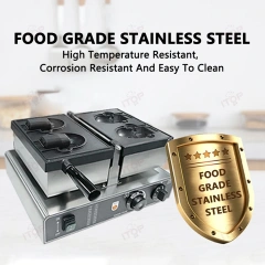 Bear Shape Waffle Maker Open Mouth Korean Bear Taiyaki Waffle Machine