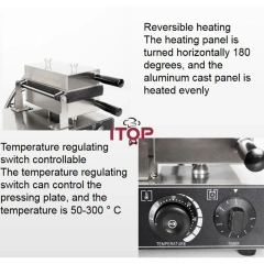 10 Pieces Walnut Cookie Wafer Maker Walnut Shaped Waffle Cake Manju Waffle Machine