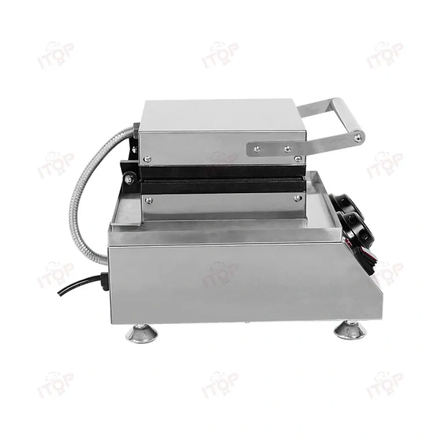 Commercial Digital Controller Electric Custom Plate Waffle Maker Egg Wafer Making Machine