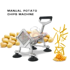 Commercial Manual Potato Chipper Machine Potato French Fries Cutter Making Machine
