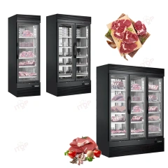 Dry Aging Refrigerator Three Glass Door Meat Dry Ager Cabinet Beef Dry Aging Refrigerator Meat Dry Ager Beef Refrigerator