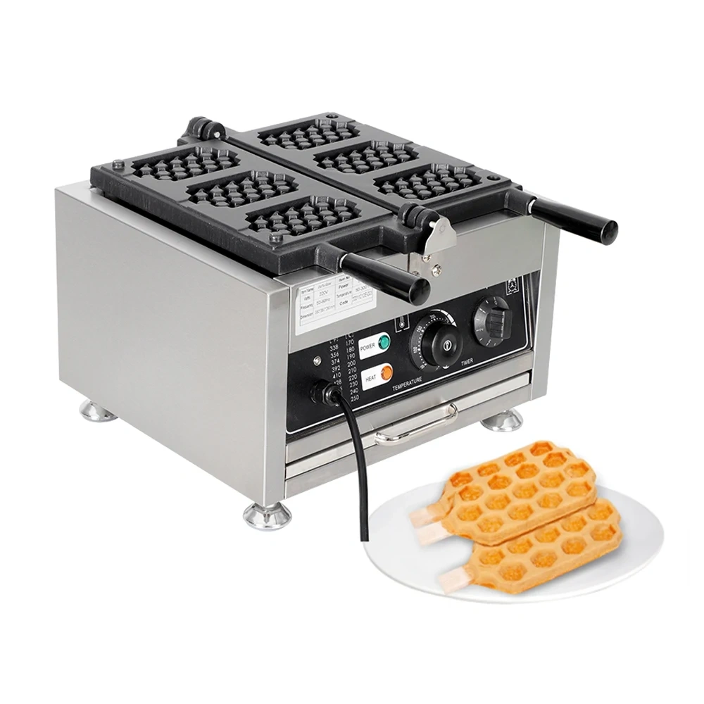 European Street Snack Waffle Maker Honeycomb Waffle Machine Commercial Electric Waffle Baker