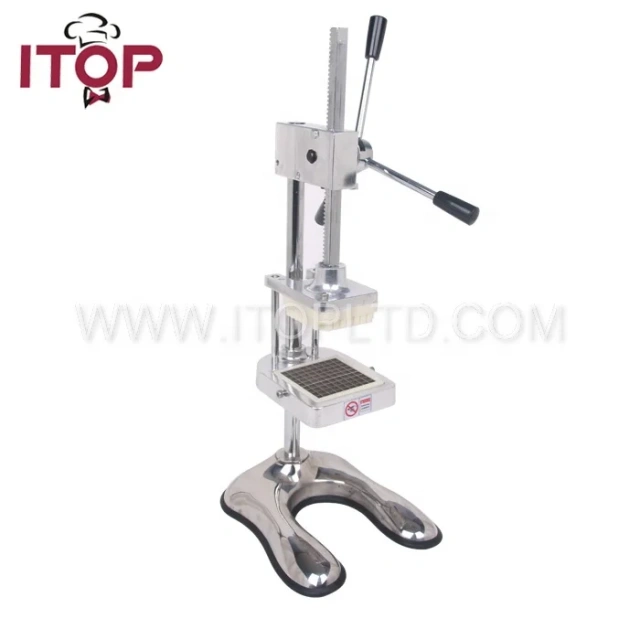 Manual Fresh Potato Chips Making Machine Potato Chips Cutter With 3 Blades