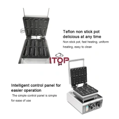 Electric Penis Waffle Maker Stainless Steel Industrial Mini Electric Stainless Bubble Egg Penis Waffle Makers