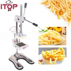Manual Fresh Potato Chips Making Machine Potato Chips Cutter With 3 Blades