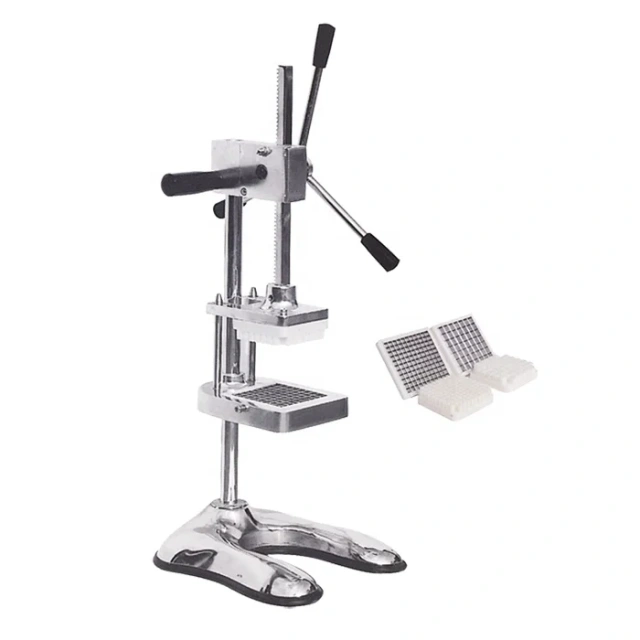 Manual Fresh Potato Chips Making Machine Potato Chips Cutter With 3 Blades