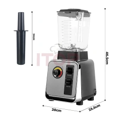 Soundproof Smoothie Fruit Blender High Power 2L Commercial Blender Electric Smoothie Juicer Blender LY-388-2L