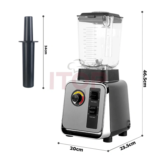 Soundproof Smoothie Fruit Blender High Power 2L Commercial Blender Electric Smoothie Juicer Blender LY-388-2L