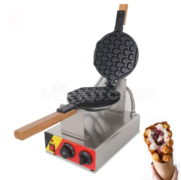 HOTSALE  Professional Commercial HongKong Electric Egg Bubble Waffle Maker Machine With Factory Price