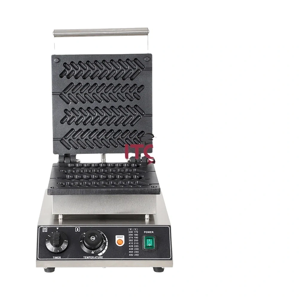 Electric Wheat Waffle Maker Machine Industrial Lolly Waffle Stick Maker Hong Kong Egg Waffle Maker