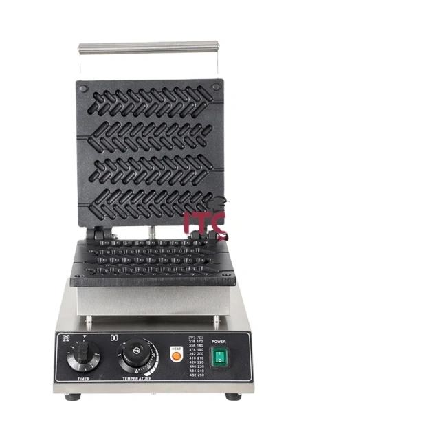 Electric Wheat Waffle Maker Machine Industrial Lolly Waffle Stick Maker Hong Kong Egg Waffle Maker