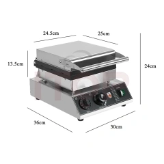 Oem Odm Electric 6pcs Honeycomb Waffle Pop Baker Rotating Nonstick 110v 220v Commercial Waffle Machine