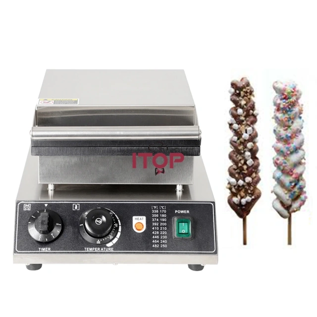 Electric Wheat Waffle Maker Machine Industrial Lolly Waffle Stick Maker Hong Kong Egg Waffle Maker