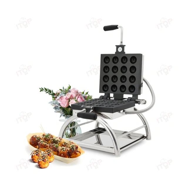 16-holes Taiwan Kaya Ball Machine Electric Waffle Machine Belgium Waffle Maker